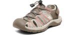 Dreampairs Women's Adventurous - Adventure Sports Sandal for Kayaking