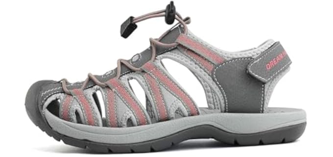 Dream Pairs Women's Adventurous -  Podiatrist Recommended Backpacking Sandals