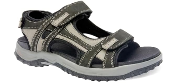 Drew Men's Warren - Sandals for Wide Feet