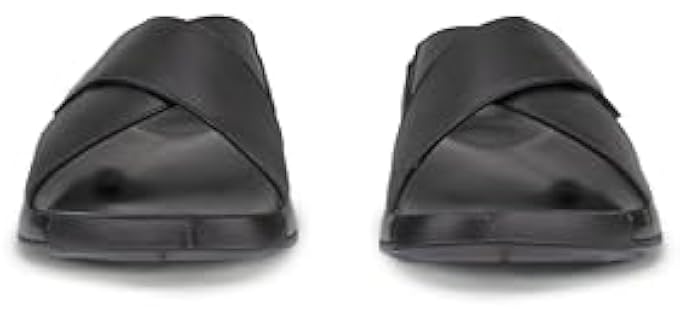 ECCO Men's Cozmo - Two Band Slide Sandals for High Arches