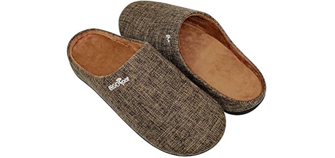 ERGOfoot Men's Orthotic - Hallux Rigidus Slippers