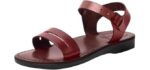 Holy Land Unisex Biblical Jesus - Zero Drop Leather Sandal