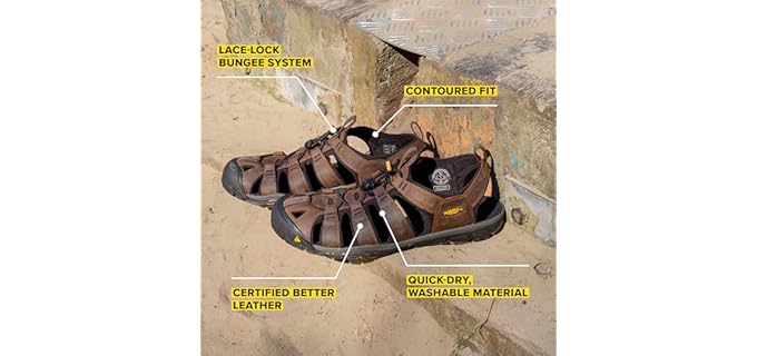 Keen Men's Clearwater CNX - Neuropathy Walking Sandals