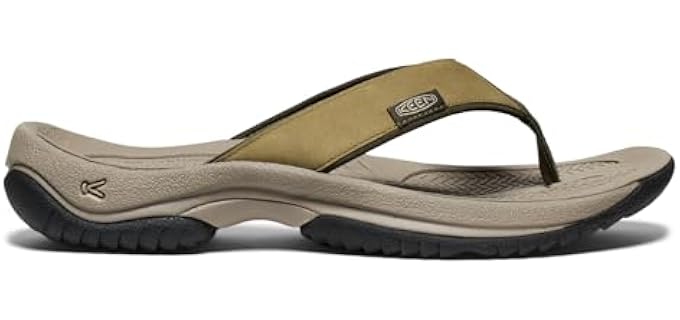 Keen Men's Kona - Outdoor Flip-Flops for Plantar Fasciitis