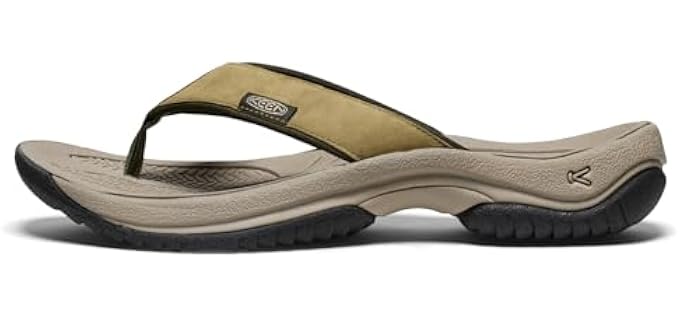 Keen Men's Kona - Outdoor Flip-Flops for Plantar Fasciitis