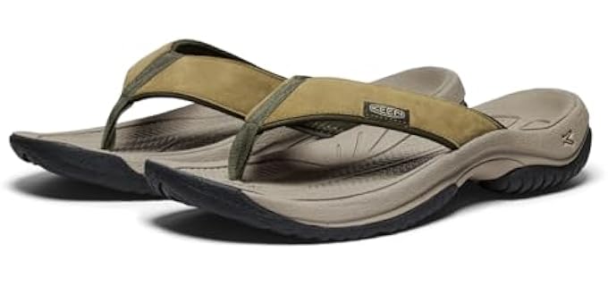 Keen Men's Kona - Outdoor Flip-Flops for Plantar Fasciitis