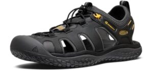 Keen Men's SOLR High Performance - Cycling-Friendly Sandals