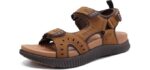 KuaiLu Men's Recovery Athletic - Trail Walking Sandal