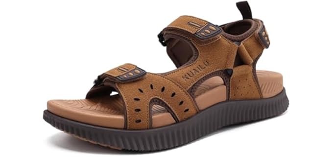 KuaiLu Men's Recovery Athletic - Trail Walking Sandal