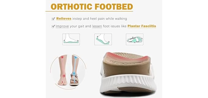 KuaiLu Women's Support Recovery - Trail Walking Sandal