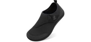 LeIsfIt Men's Wide Diabetic - Velcro Sandal for Diabetic Seniors