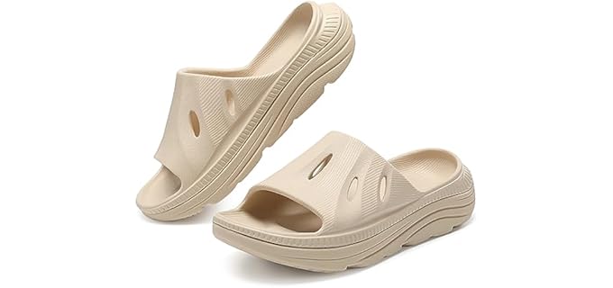 NPNYSY Women's Recovery - Casual Rocker Bottom Sandal