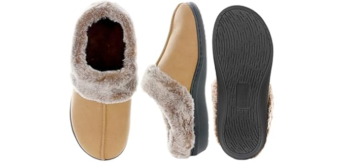 PowerStep Women's 2022 Archwear - Seniors' Orthotic Slippers for Hallux Rigidus