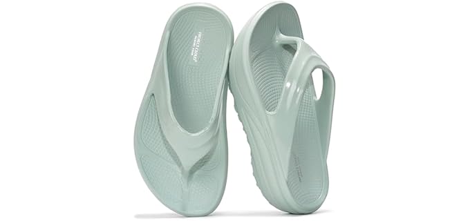 Project Cloud Women's Abra - Memory Foam Walking Flip-Flops Rocker Bottom Sandal