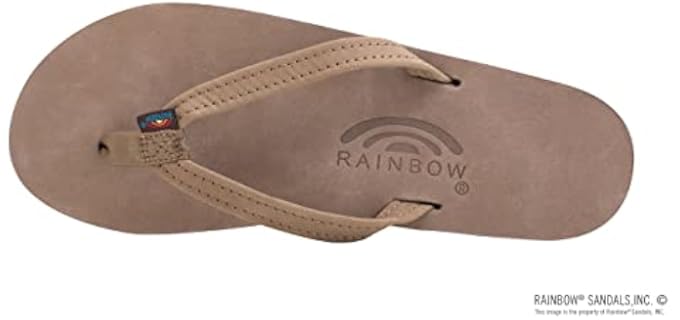 Rainbow Women's Single Layer - Flip Flops for Narrow Feet