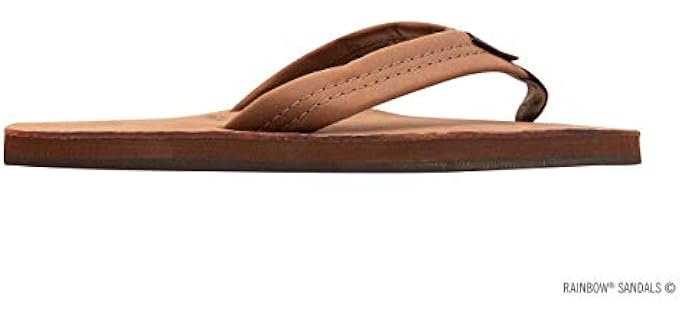 Rainbow Men's Single Layer - Flip Flops for Narrow Feet