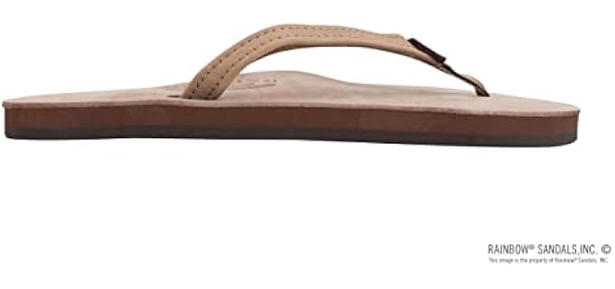 Rainbow Women's Single Layer - Flip Flops for Narrow Feet