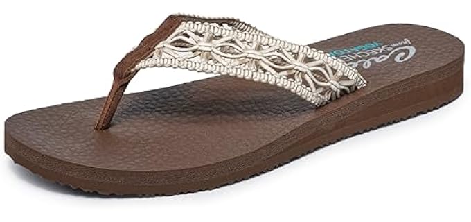 Skechers Women's Ocean Breeze - Podiatrist Recommended Flip-Flops