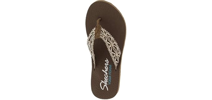 Skechers Women's Ocean Breeze - Podiatrist Recommended Flip-Flops