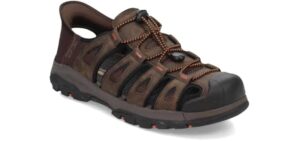 Skechers Men's Tresmen-Norvick - Ankle Strap Closed-Toe Sandal