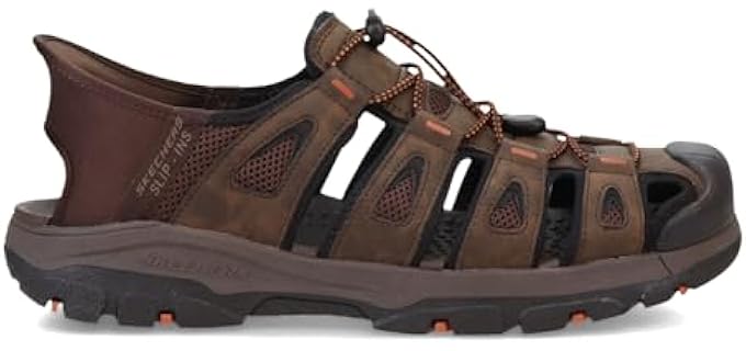 Skechers Men's Tresmen-Norvick - Ankle Strap Closed-Toe Sandal