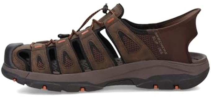 Skechers Men's Tresmen-Norvick - Ankle Strap Closed-Toe Sandal