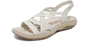 Skechers Women's Reggae - Casual Sandal For Traveling