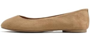 Soda Women's Kreme - Comfort Ballet Closed-Toe Flat Sandals