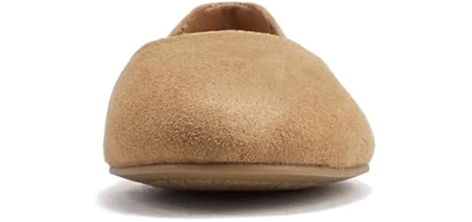 Soda Women's Kreme - Comfort Ballet Closed-Toe Flat Sandals