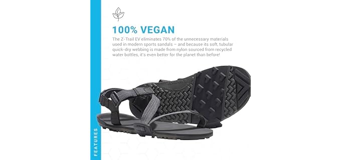 Xero Shoes Men's Z-Trail EV - Zero Drop Sandal