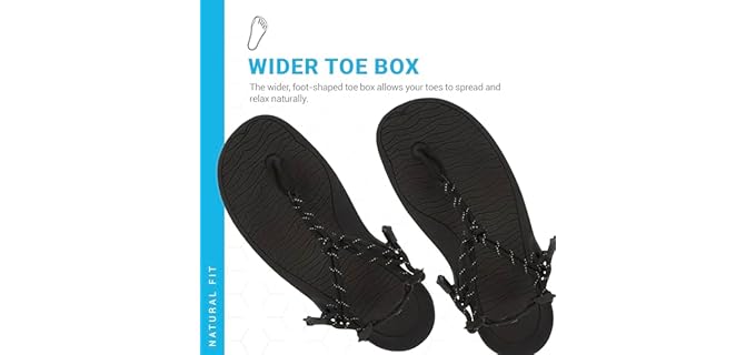 Xero Shoes Men's Aqua Cloud - Zero Drop Minimalist Kayaking Sandals