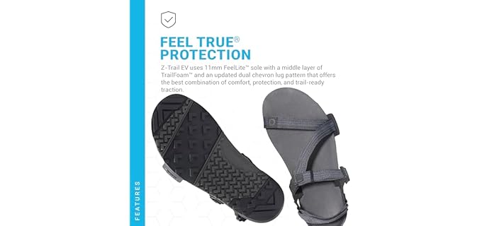 Xero Shoes Men's Z-Trail EV - Zero Drop Sandal