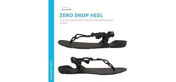 Xero Shoes Men's Aqua Cloud - Zero Drop Minimalist Kayaking Sandals