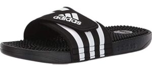Adidas Women's Addisage - Wide Width Massaging Slides for Edema