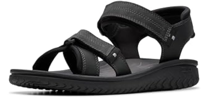 Clarks Men's Wesley Shore - Hallux Rigidus Sandals