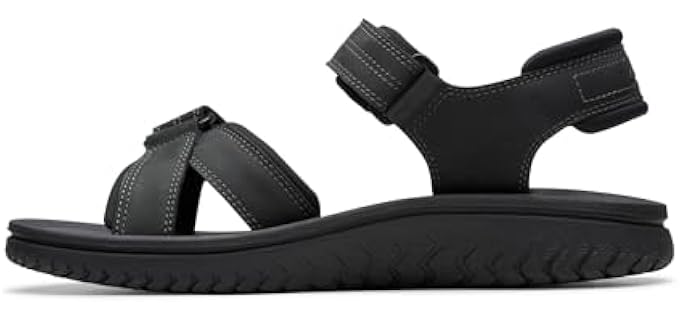 Clarks Men's Wesley Shore - Hallux Rigidus Sandals