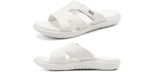 KuaiLu Women's Orthotic Slides - Tide Slide