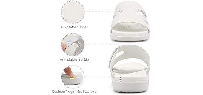 KuaiLu Women's Orthotic Slides - Tide Slide