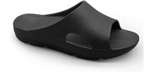 Pure Stride Men's Kiwi - Slide Sandals for Hallux Rigidus