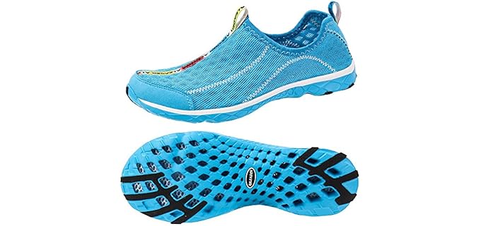 Aleader Men's Water Shoes - Closed Snorkeling Sandal