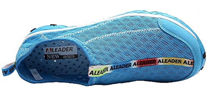 Aleader Men's Water Shoes - Closed Snorkeling Sandal