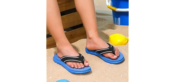 STQ Unisex Lightweight - Flip Flops for Kids