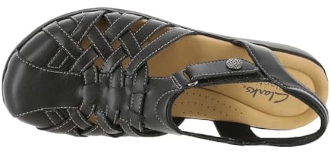 Clarks Women's Elizabelle Mia - Cracked Heel Support Sandals