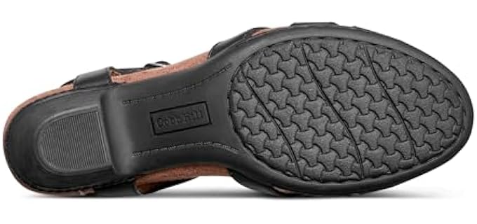 Cobb Hill Women's Aubrey - Sandal for Cracked Heels
