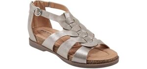 Earth Origins Women's DaleFlat - Strappy Sandals
