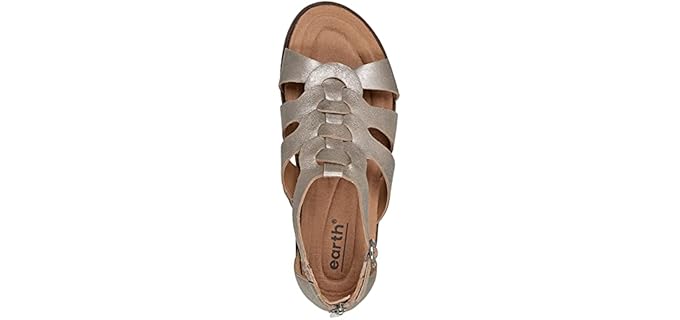Earth Origins Women's DaleFlat - Strappy Sandals