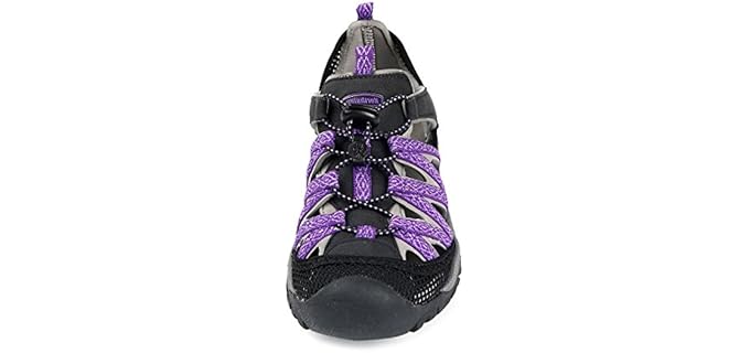 Northside Women's Mabel - Casual Sandal for Cracked Heels