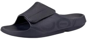 Oofos Men's Sport Flex - Slide Sandals for Plantar Fasciitis
