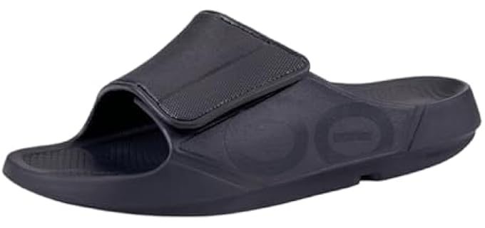 Oofos Men's Sport Flex - Slide Sandals for Plantar Fasciitis