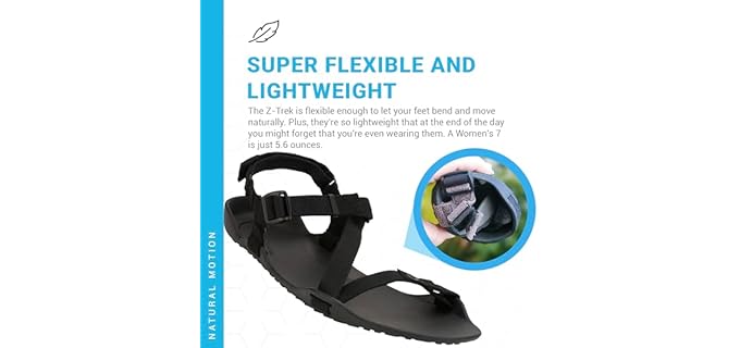 Xero Shoes Women's Z-Trek - Minimalist Trail Running Sandal